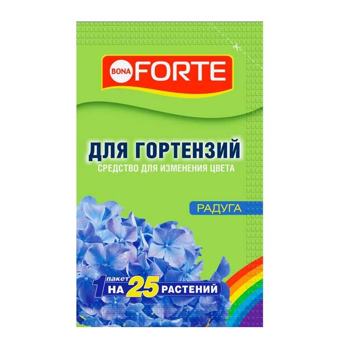 Радуга Средство д/изменен.цвета гортензий 100г - Dolina-Sad.Ru